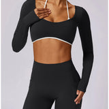 Yoga Set 2PCS Women Sportswear Comfortable Fit  Clean Vanilla Store