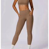 Yoga Set 2PCS Women Sportswear Comfortable Fit  Clean Vanilla Store