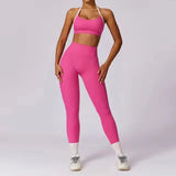 Yoga Set 2PCS Women Sportswear Comfortable Fit  Clean Vanilla Store