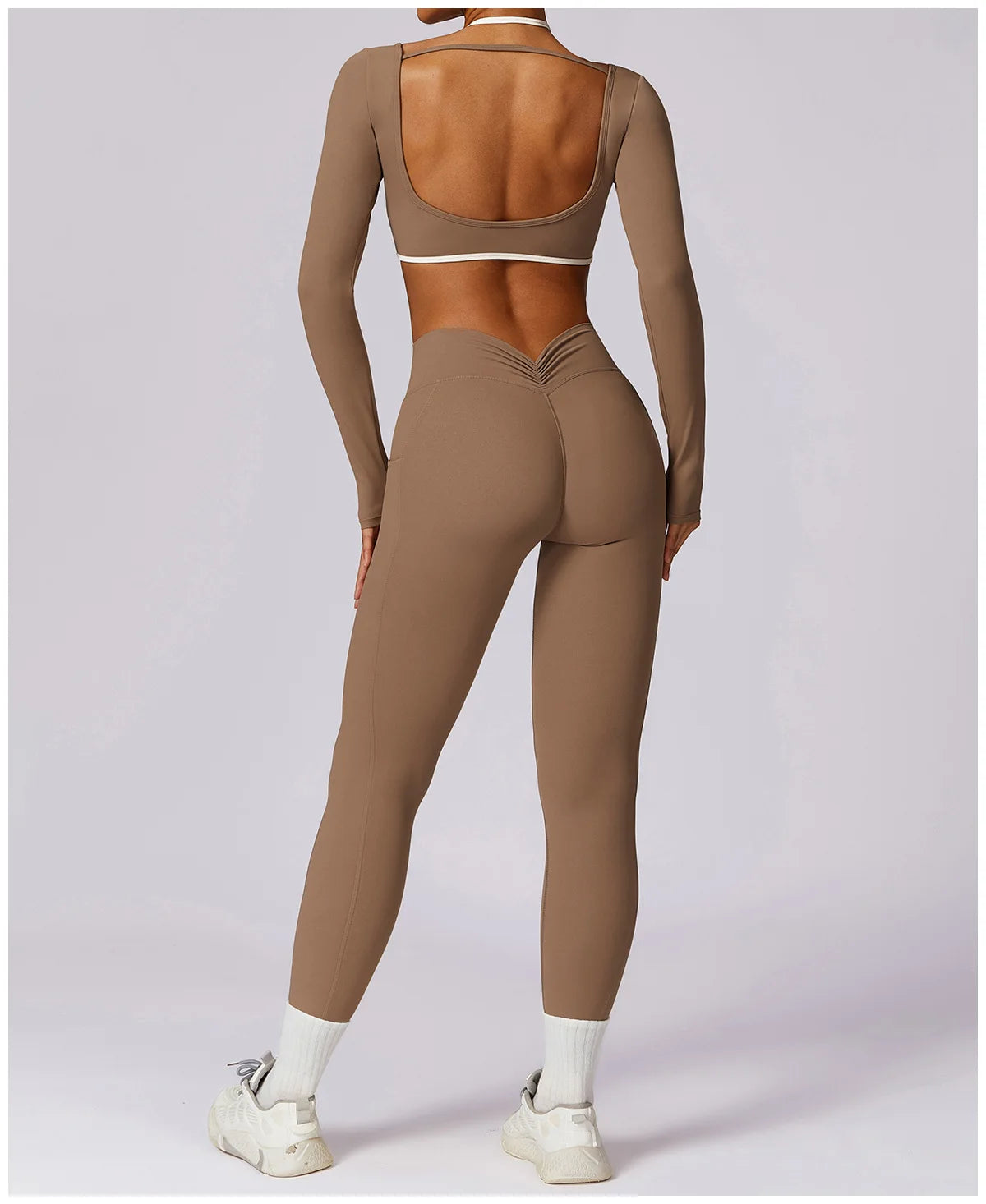 Yoga Set 2PCS Women Sportswear Comfortable Fit  Clean Vanilla Store