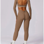 Yoga Set 2PCS Women Sportswear Comfortable Fit  Clean Vanilla Store