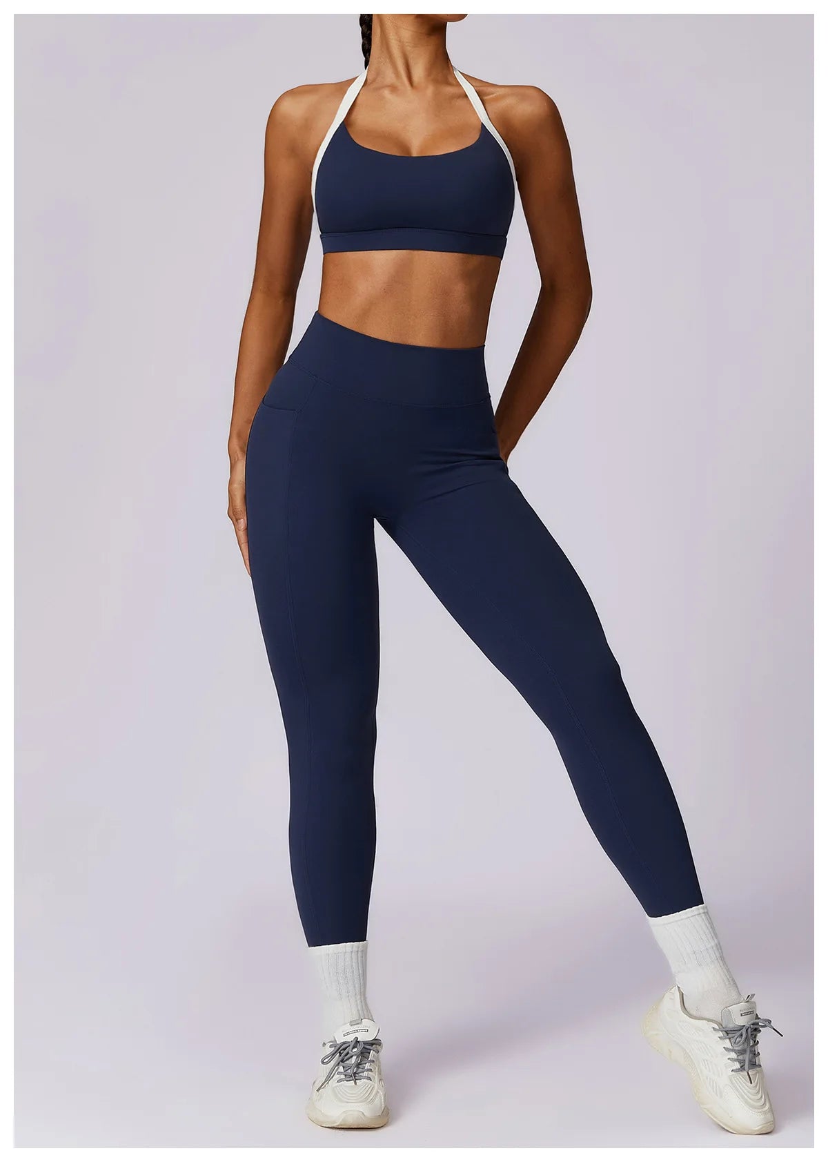 Yoga Set 2PCS Women Sportswear Comfortable Fit  Clean Vanilla Store