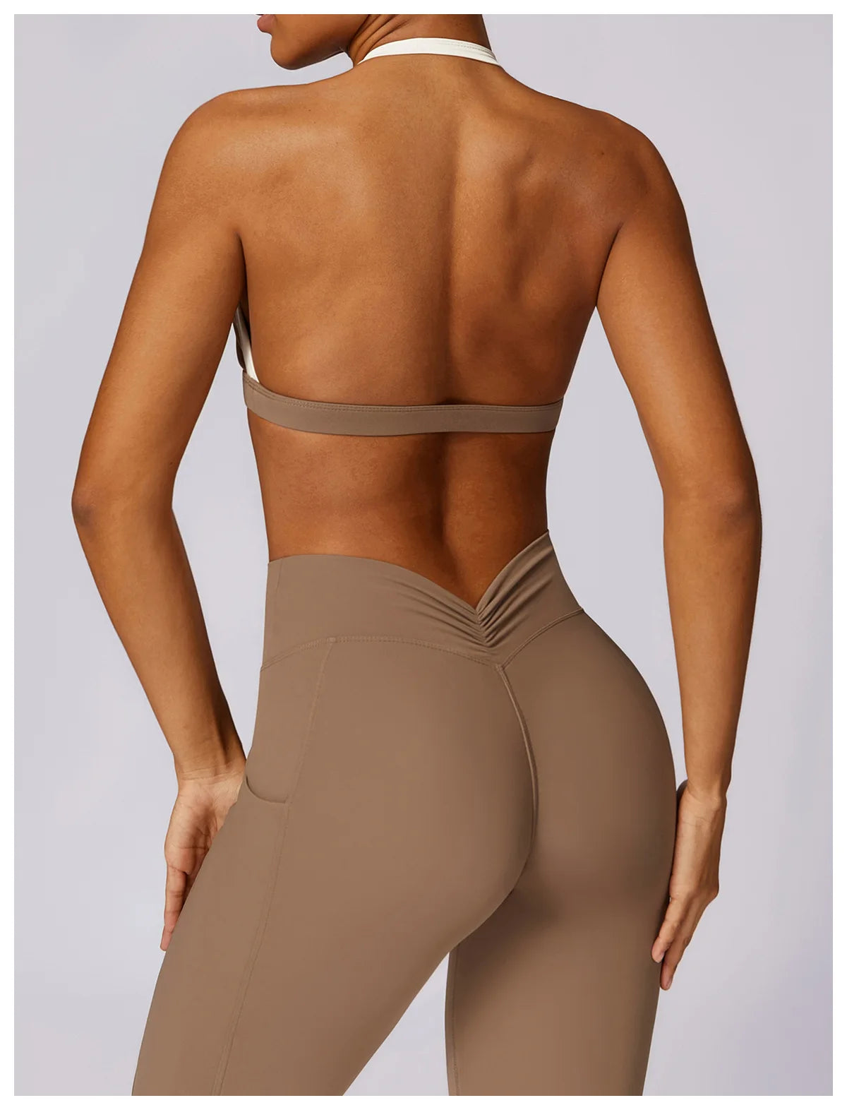 Yoga Set 2PCS Women Sportswear Comfortable Fit  Clean Vanilla Store