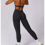 Yoga Set 2PCS Women Sportswear Comfortable Fit  Clean Vanilla Store