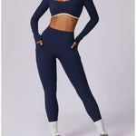 Yoga Set 2PCS Women Sportswear Comfortable Fit  Clean Vanilla Store
