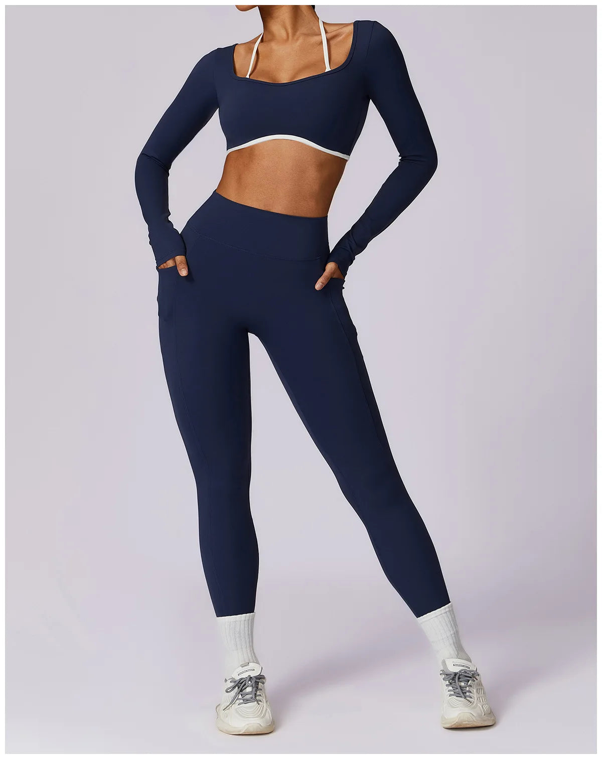 Yoga Set 2PCS Women Sportswear Comfortable Fit  Clean Vanilla Store