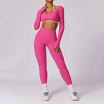 Yoga Set 2PCS Women Sportswear Comfortable Fit  Clean Vanilla Store