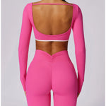 Yoga Set 2PCS Women Sportswear Comfortable Fit  Clean Vanilla Store