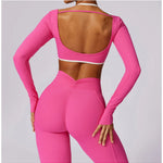 Yoga Set 2PCS Women Sportswear Comfortable Fit  Clean Vanilla Store