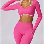 Yoga Set 2PCS Women Sportswear Comfortable Fit  Clean Vanilla Store