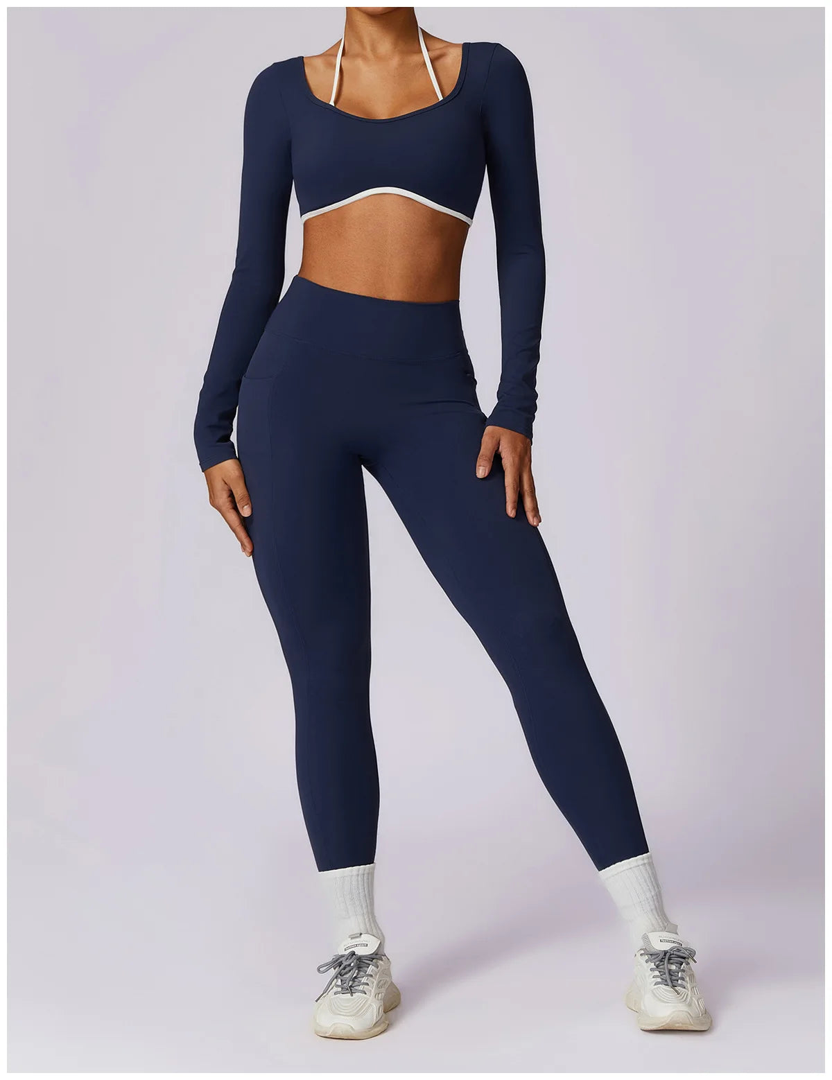 Yoga Set 2PCS Women Sportswear Comfortable Fit  Clean Vanilla Store