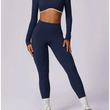 Yoga Set 2PCS Women Sportswear Comfortable Fit  Clean Vanilla Store