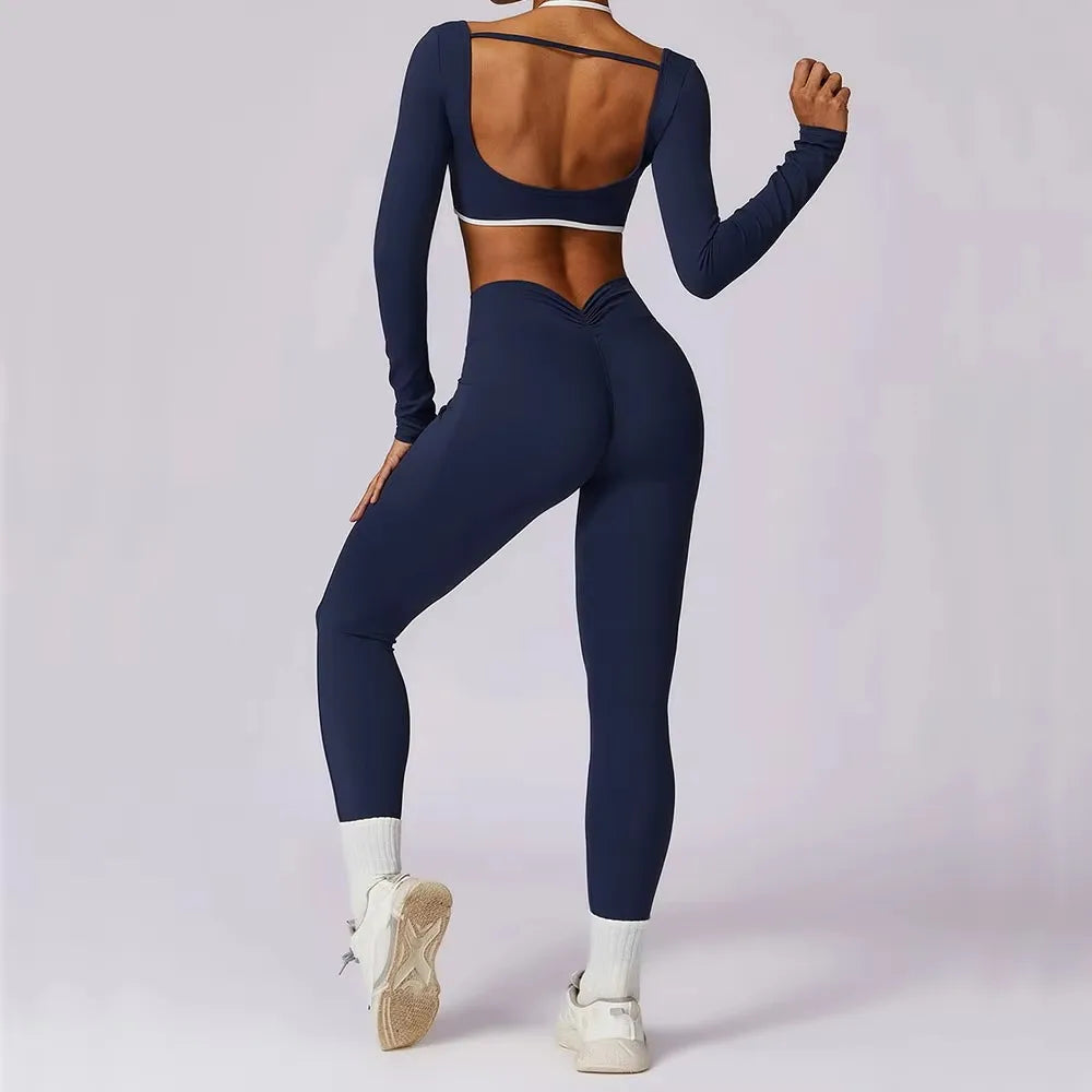 Yoga Set 2PCS Women Sportswear Comfortable Fit  Clean Vanilla Store