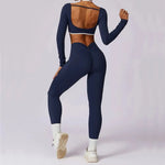 Yoga Set 2PCS Women Sportswear Comfortable Fit  Clean Vanilla Store