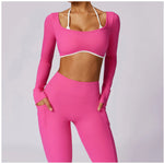 Yoga Set 2PCS Women Sportswear Comfortable Fit  Clean Vanilla Store