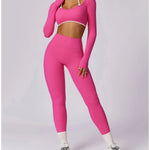 Yoga Set 2PCS Women Sportswear Comfortable Fit  Clean Vanilla Store
