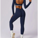 Yoga Set 2PCS Women Sportswear Comfortable Fit  Clean Vanilla Store