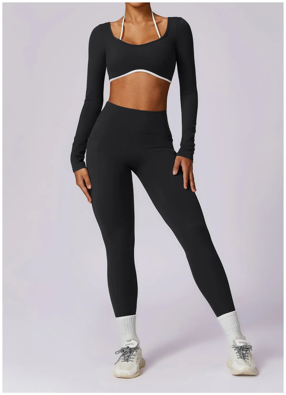 Yoga Set 2PCS Women Sportswear Comfortable Fit  Clean Vanilla Store