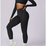 Yoga Set 2PCS Women Sportswear Comfortable Fit  Clean Vanilla Store