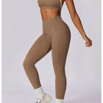 Yoga Set 2PCS Women Sportswear Comfortable Fit  Clean Vanilla Store