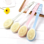 Long Handle Bath Brush Soft Body Scrub Massager Tool  Clean Vanilla Store
