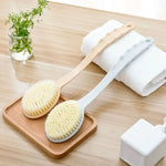Long Handle Bath Brush Soft Body Scrub Massager Tool  Clean Vanilla Store
