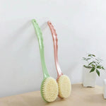 Long Handle Bath Brush Soft Body Scrub Massager Tool  Clean Vanilla Store