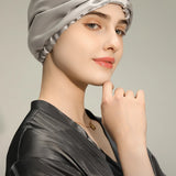 Pure Silk Night Caps Turban for Hair Loss - Set of 2  Clean Vanilla Store