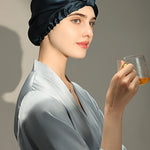 Pure Silk Night Caps Turban for Hair Loss - Set of 2  Clean Vanilla Store