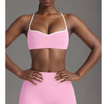 SVEIC Yoga Bra Set with Breathable Fabric for Comfort  Clean Vanilla Store