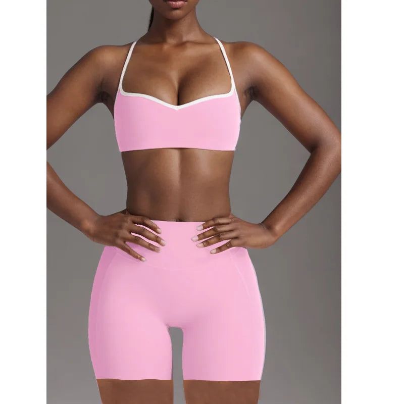 SVEIC Yoga Bra Set with Breathable Fabric for Comfort  Clean Vanilla Store