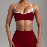 SVEIC Yoga Bra Set with Breathable Fabric for Comfort  Clean Vanilla Store