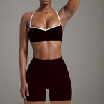 SVEIC Yoga Bra Set with Breathable Fabric for Comfort  Clean Vanilla Store