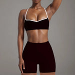 SVEIC Yoga Bra Set with Breathable Fabric for Comfort  Clean Vanilla Store
