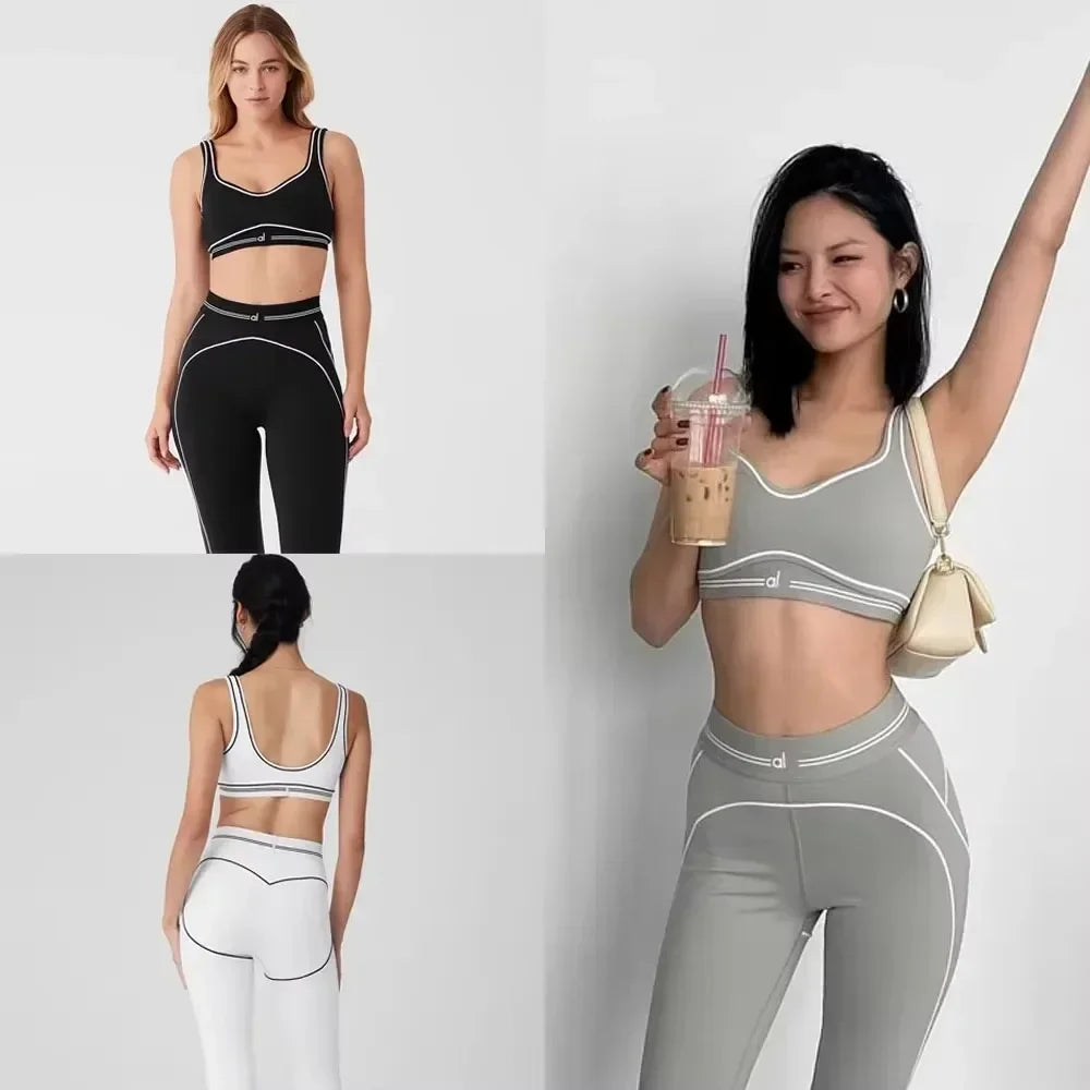 AL Yoga Set Workout Clothes For Women Leggings  Clean Vanilla Store