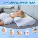 Memory Foam Orthopedic Pillow for Neck Support  Clean Vanilla Store