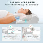 Memory Foam Orthopedic Pillow for Neck Support  Clean Vanilla Store