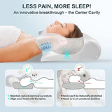 Memory Foam Orthopedic Pillow for Neck Support  Clean Vanilla Store