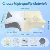 Memory Foam Orthopedic Pillow for Neck Support  Clean Vanilla Store