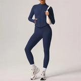 2025 Workout Outfits Slanted Shoulder Crop Tops Set 2PCS  Clean Vanilla Store