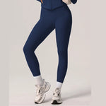 2025 Workout Outfits Slanted Shoulder Crop Tops Set 2PCS  Clean Vanilla Store