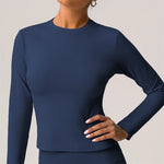 2025 Workout Outfits Slanted Shoulder Crop Tops Set 2PCS  Clean Vanilla Store