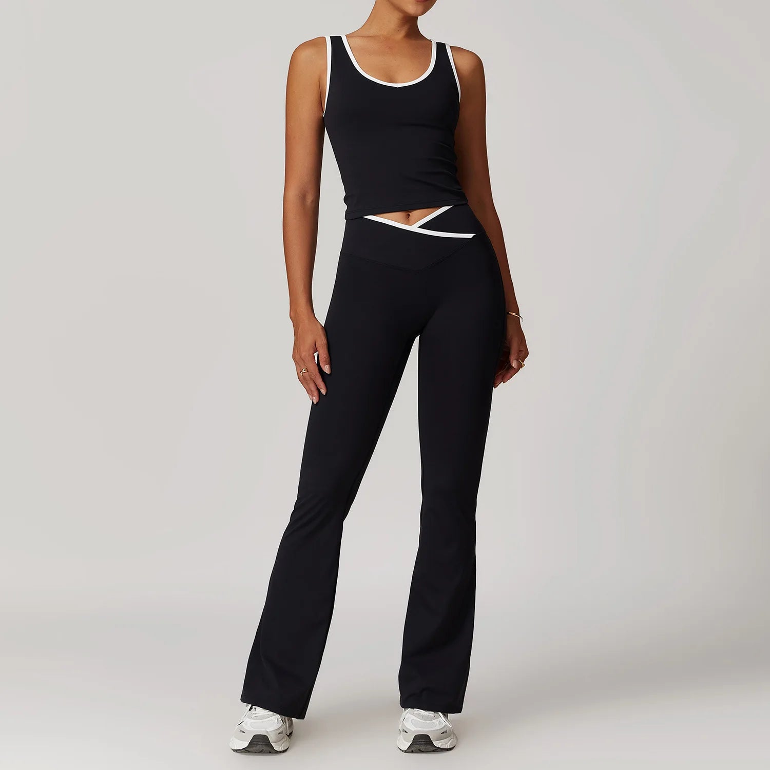 Comfort Fit 2PCS Yoga Set Women Tracksuit Nude  Clean Vanilla Store
