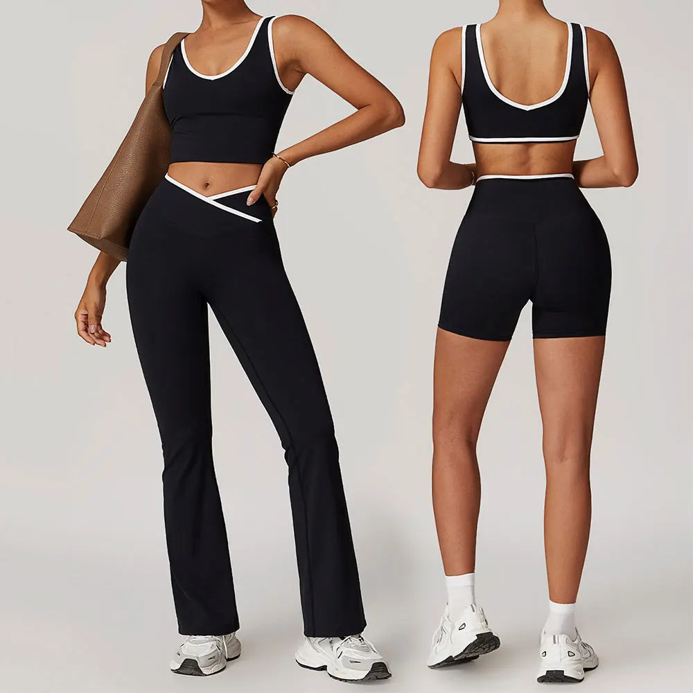 Comfort Fit 2PCS Yoga Set Women Tracksuit Nude  Clean Vanilla Store