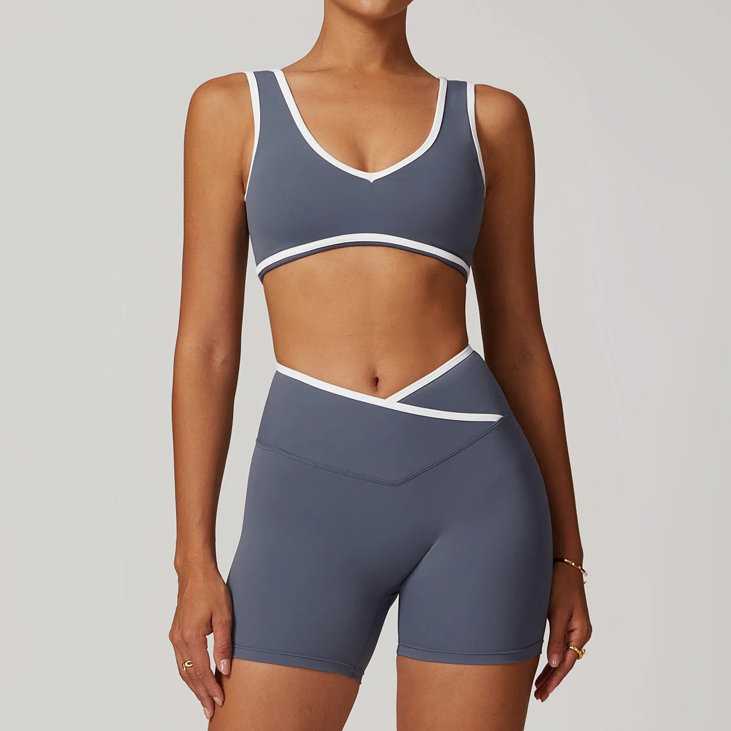 Comfort Fit 2PCS Yoga Set Women Tracksuit Nude  Clean Vanilla Store