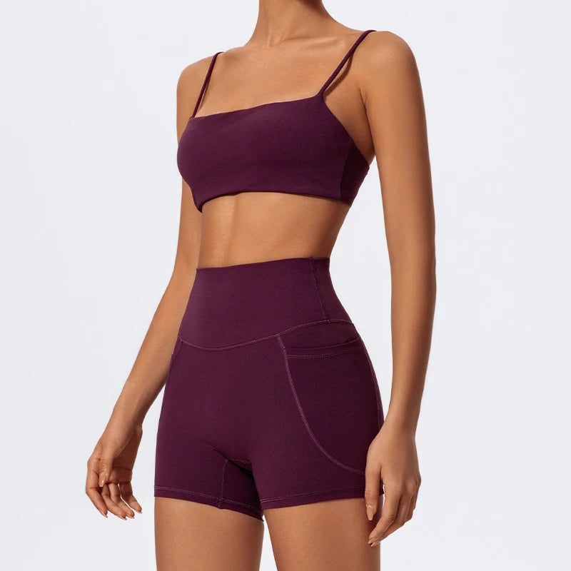 Ctenkevet Women's Slim Yoga Set Activewear Stylish Fit 2Pcs  Clean Vanilla Store