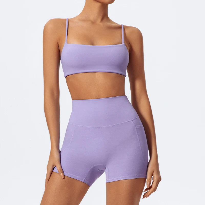 Ctenkevet Women's Slim Yoga Set Activewear Stylish Fit 2Pcs  Clean Vanilla Store