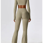 Gym Yoga Suit 2PCS Tight Fitting Set for Women  Clean Vanilla Store