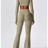 Gym Yoga Suit 2PCS Tight Fitting Set for Women  Clean Vanilla Store