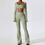 Gym Yoga Suit 2PCS Tight Fitting Set for Women  Clean Vanilla Store